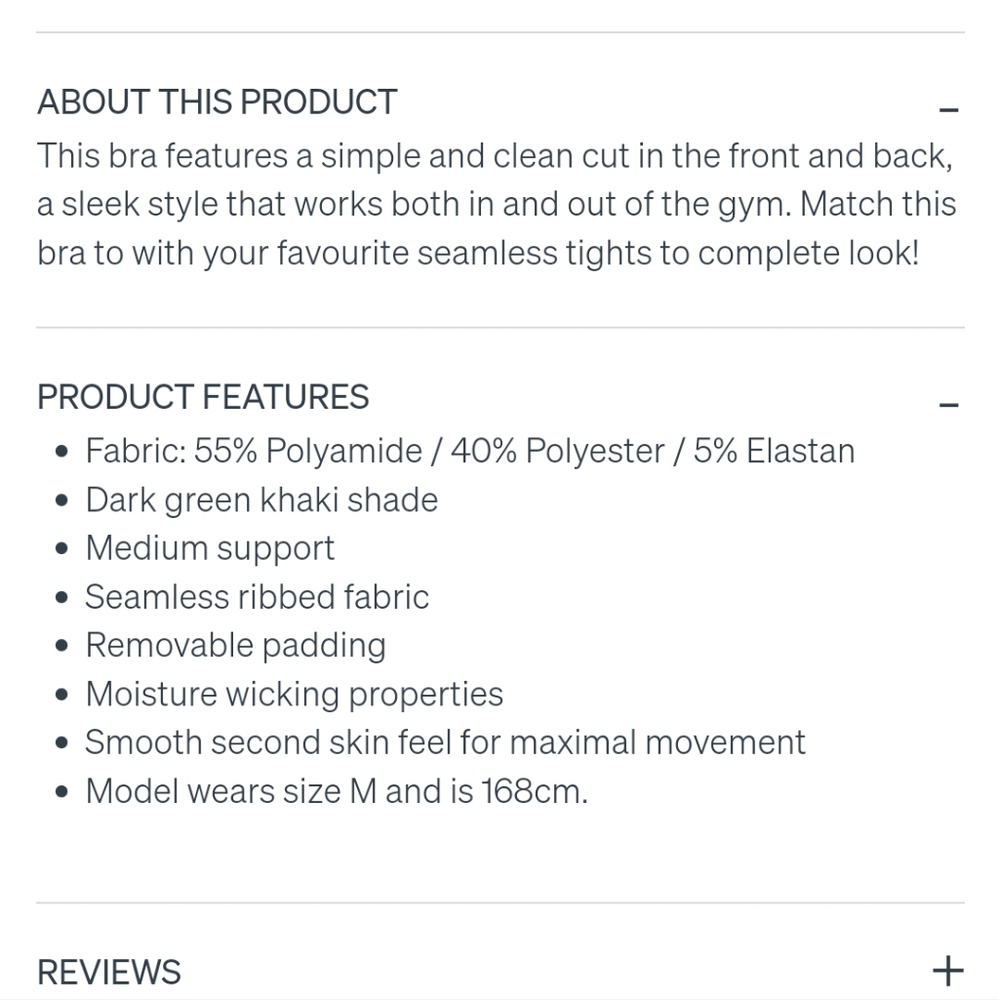 Aimn Ribbed Seamless Bra - Picture 5 of 9